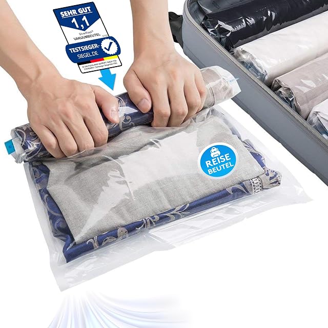 SilverRack roll compression bags for travel