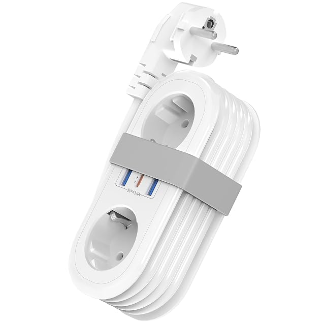 STGAROT travel power strip with USB-C